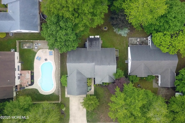4 Capewoods Rd, North Cape May, NJ 08204 - bird's eye view of a pool