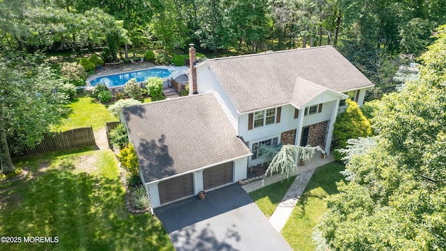 9 Toby Ter, Monroe, NJ 08831 - aerial view of property and surrounding area with a pool area