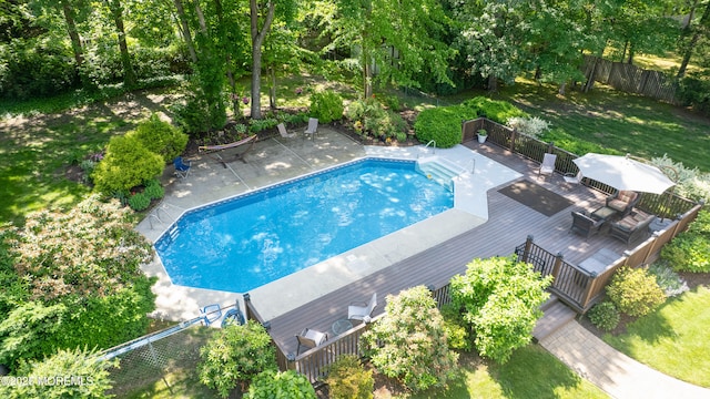 9 Toby Ter, Monroe, NJ 08831 - view of pool with a deck