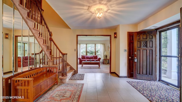 9 Toby Ter, Monroe, NJ 08831 - entrance foyer with stairway and baseboards
