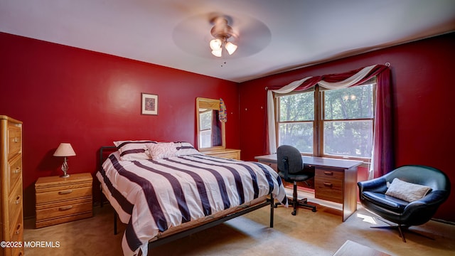 9 Toby Ter, Monroe, NJ 08831 - bedroom with carpet floors and ceiling fan