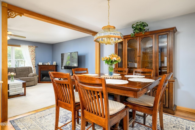 117 Waverly Pl, Howell, NJ 07731 - dining area with a chandelier and ceiling fan