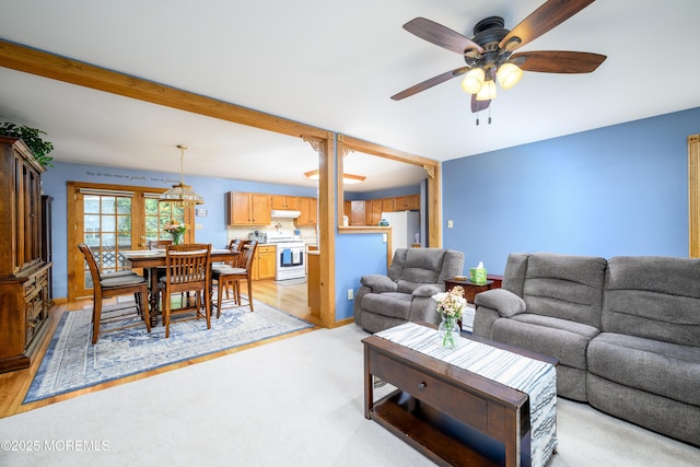117 Waverly Pl, Howell, NJ 07731 - living room with ceiling fan