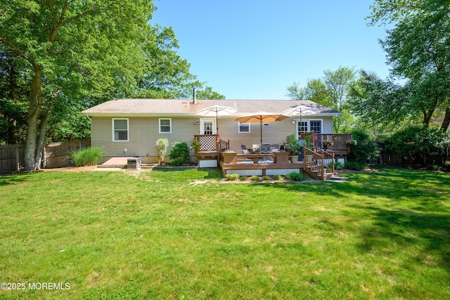 117 Waverly Pl, Howell, NJ 07731 - back of property featuring a wooden deck