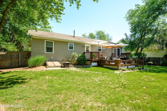 117 Waverly Pl, Howell, NJ 07731 - back of house featuring a deck