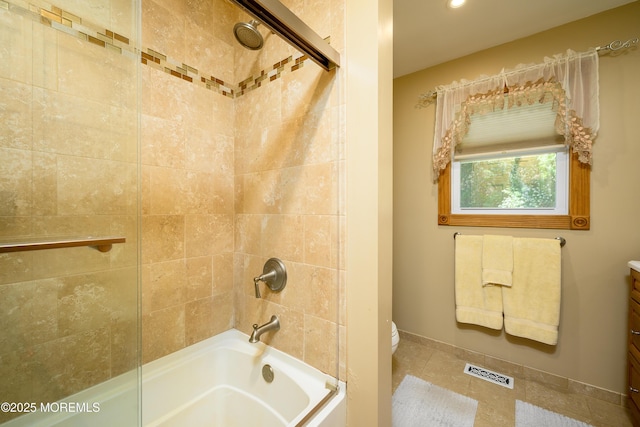 117 Waverly Pl, Howell, NJ 07731 - bathroom with toilet, shower / tub combination, baseboards, recessed lighting, and vanity