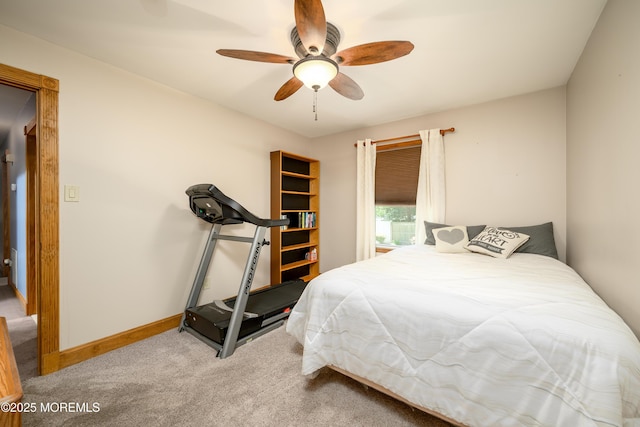 117 Waverly Pl, Howell, NJ 07731 - carpeted bedroom featuring ceiling fan and baseboards