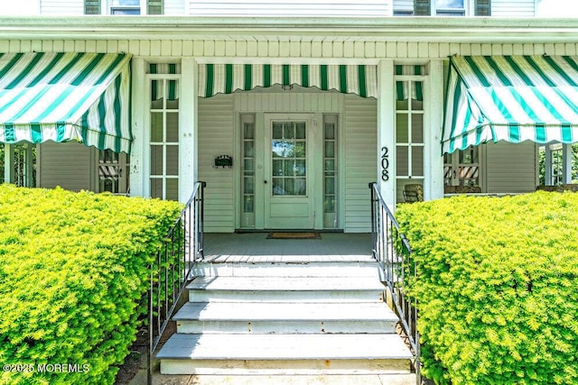 208 Ludlow Ave, Spring Lake, NJ 07762 - entrance to property featuring covered porch