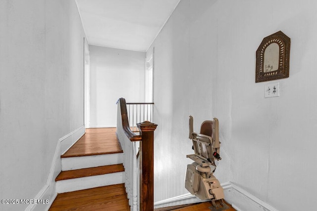 208 Ludlow Ave, Spring Lake, NJ 07762 - stairs featuring wood finished floors