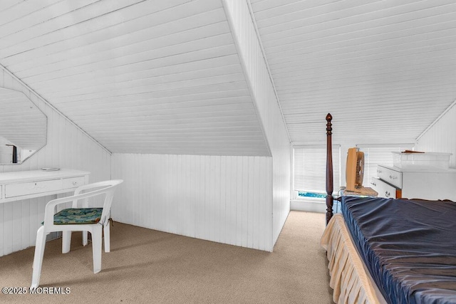208 Ludlow Ave, Spring Lake, NJ 07762 - bedroom with light colored carpet and lofted ceiling