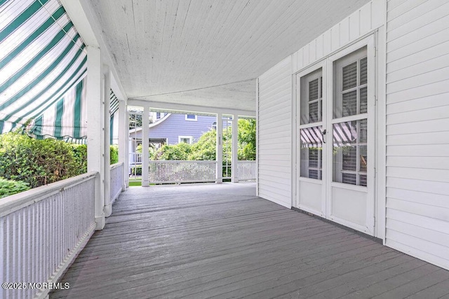 208 Ludlow Ave, Spring Lake, NJ 07762 - view of wooden terrace