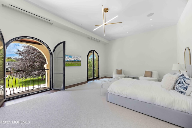 27 N Ward Ave, Rumson, NJ 07760 - bedroom with recessed lighting and ceiling fan