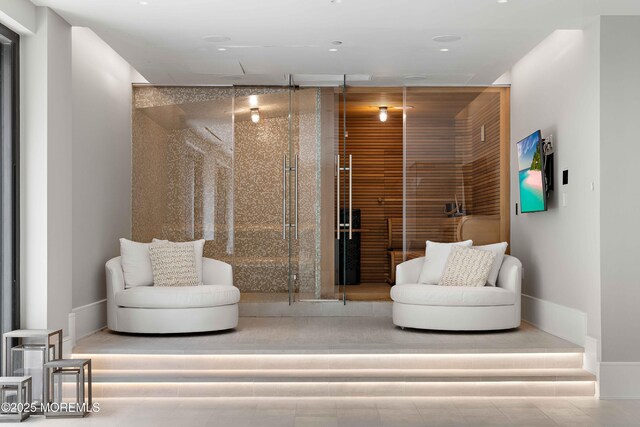 27 N Ward Ave, Rumson, NJ 07760 - living area featuring recessed lighting