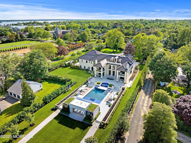 27 N Ward Ave, Rumson, NJ 07760 - view of subject property with a pool area