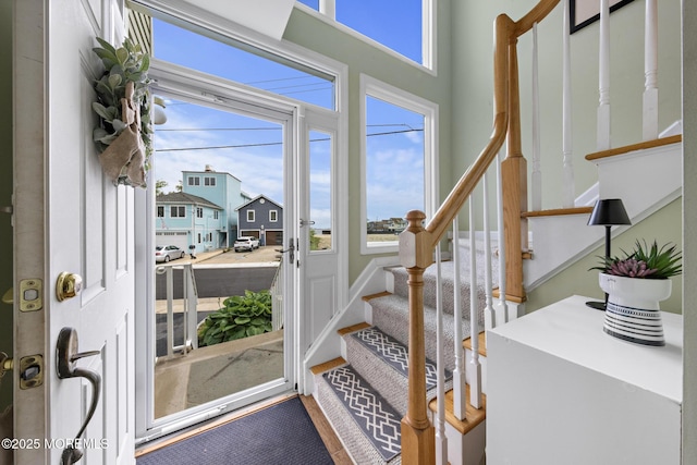 7 Beach Blvd, Highlands, NJ 07732 - entrance foyer with stairs