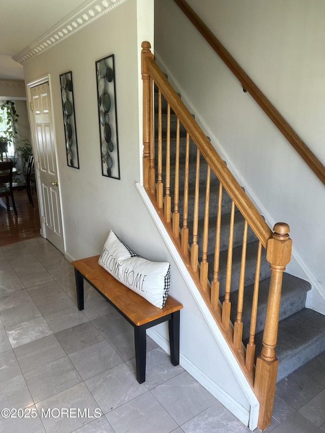 516 Montgomery Ave, Toms River, NJ 08757 - staircase with baseboards