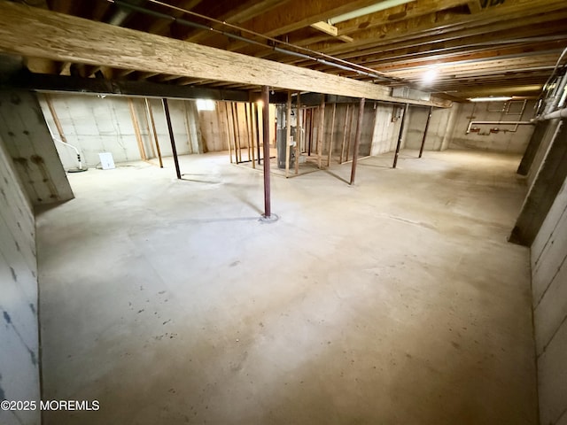 37 Tennyson Rd, Brick, NJ 08724 - unfinished below grade area with gas water heater