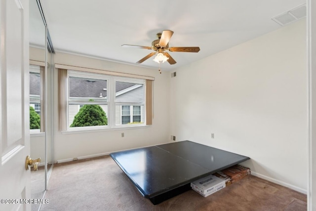 1524 Quince Pl, Toms River, NJ 08755 - spare room with carpet floors, a ceiling fan, and baseboards