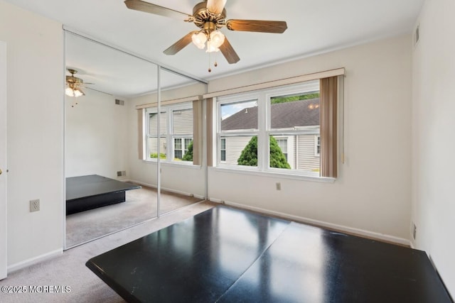 1524 Quince Pl, Toms River, NJ 08755 - carpeted spare room featuring plenty of natural light, ceiling fan, and baseboards