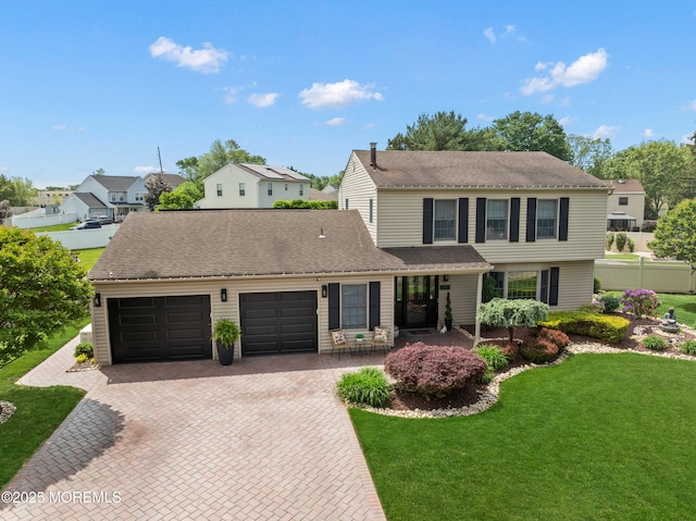 7 Carlisle Ct, Hazlet, NJ 07730 - view of front of house with an attached garage and decorative driveway