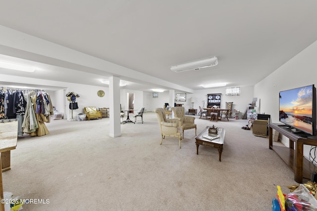 26 Masters Ct, Little Egg Harbor, NJ 08087 - living room featuring carpet