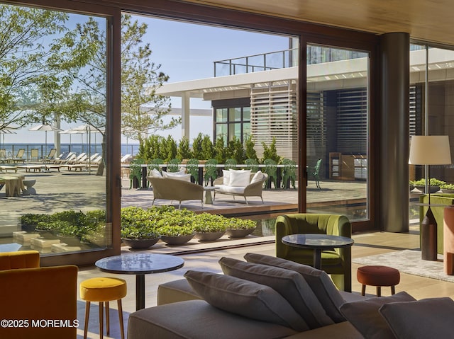 1101 Ocean Ave Unit 1403, Asbury Park, NJ 07712 - sunroom with healthy amount of natural light