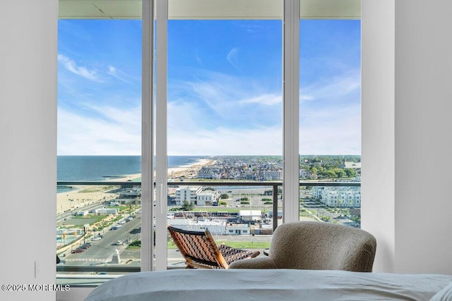 1101 Ocean Ave Unit 1403, Asbury Park, NJ 07712 - balcony with a water view and a city view