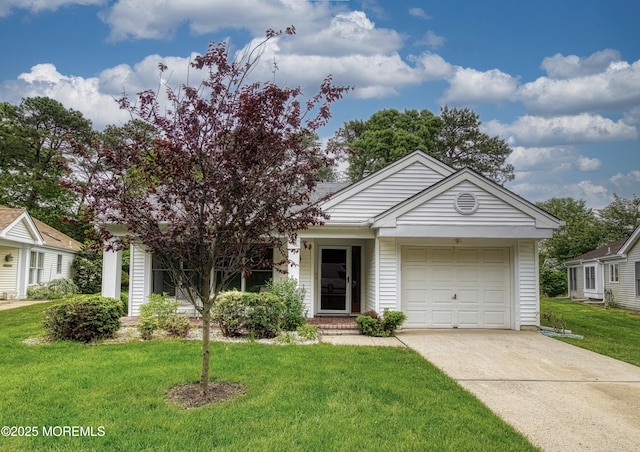 2299 Kira Ct, Toms River, NJ 08755 - view of front of house with concrete driveway, a garage, and a front yard