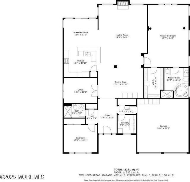 1 Lattimore Ct, Freehold, NJ 07728 - home floor plan