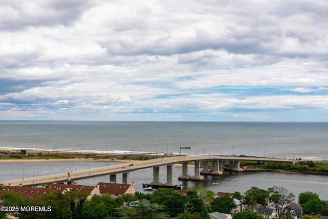 J4 Twinlights Ct, Highlands, NJ 07732 - water view featuring a notable bridge