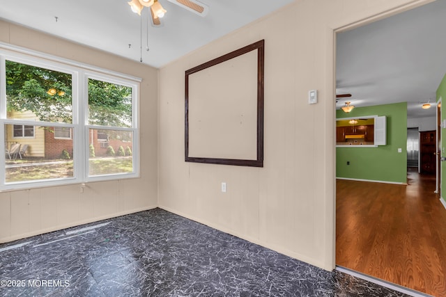 11 Lexington Dr Unit A, Whiting, NJ 08759 - spare room with a ceiling fan and baseboards