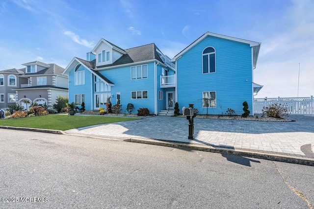 3504 Churchill Dr, Toms River, NJ 08753 - view of front facade with a balcony