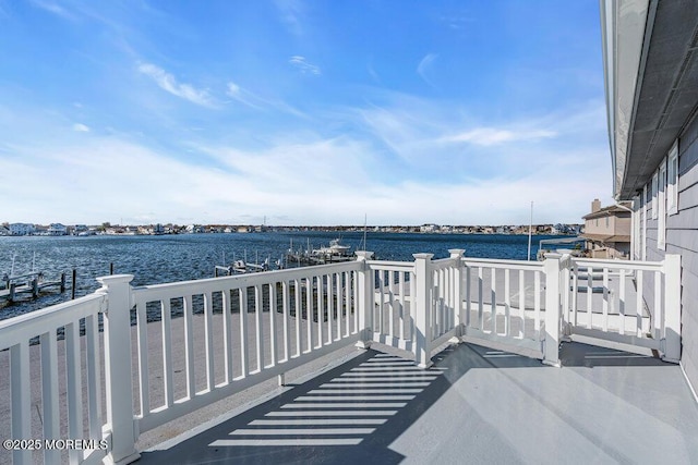 3504 Churchill Dr, Toms River, NJ 08753 - deck featuring a water view