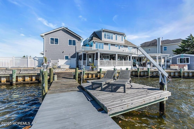 3504 Churchill Dr, Toms River, NJ 08753 - dock area with a water view