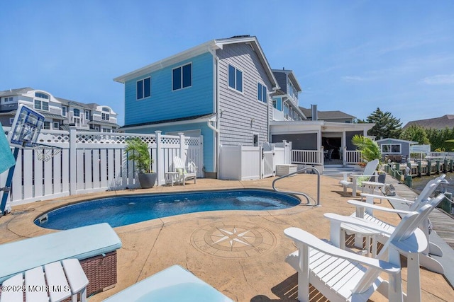 3504 Churchill Dr, Toms River, NJ 08753 - view of pool featuring a patio area