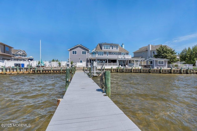 3504 Churchill Dr, Toms River, NJ 08753 - dock area featuring a water view