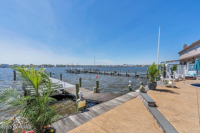 3504 Churchill Dr, Toms River, NJ 08753 - dock featuring a water view