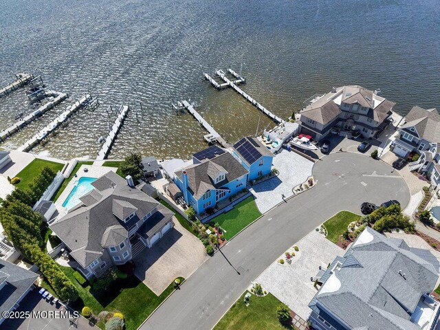 3504 Churchill Dr, Toms River, NJ 08753 - bird's eye view of a large body of water and a pool