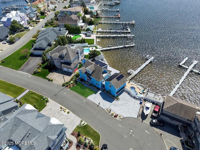 3504 Churchill Dr, Toms River, NJ 08753 - aerial view of residential area featuring a nearby body of water