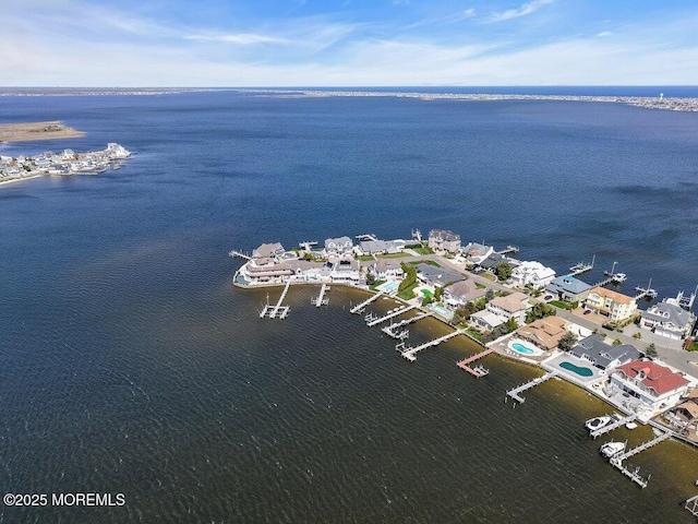 3504 Churchill Dr, Toms River, NJ 08753 - aerial overview of property's location featuring a large body of water