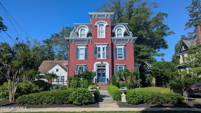 130 Main St, Keyport, NJ 07735 - view of front of home featuring mansard roof