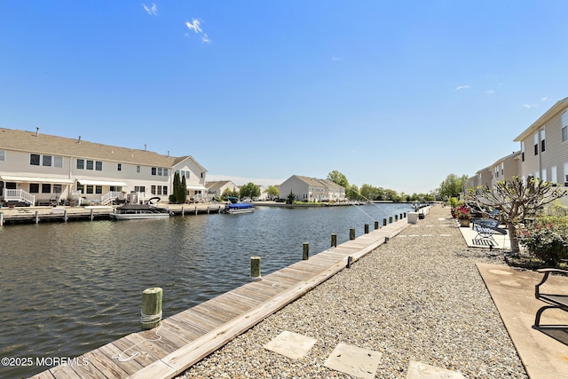 14 Osprey Ln Unit 72, Bayville, NJ 08721 - dock featuring a residential view and a water view