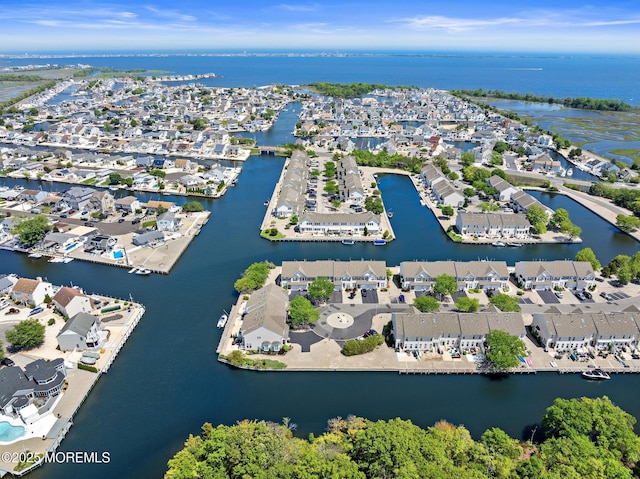 14 Osprey Ln Unit 72, Bayville, NJ 08721 - aerial view of property and surrounding area featuring nearby suburban area and a nearby body of water