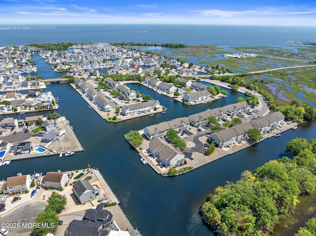 14 Osprey Ln Unit 72, Bayville, NJ 08721 - aerial view of property and surrounding area with a nearby body of water and nearby suburban area