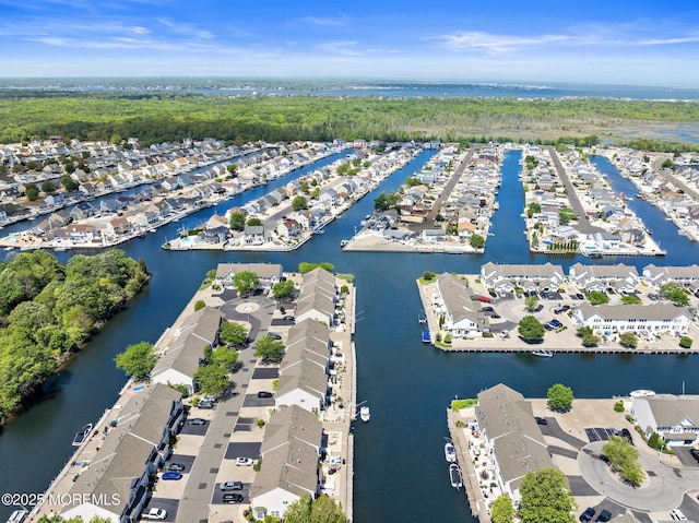 14 Osprey Ln Unit 72, Bayville, NJ 08721 - aerial overview of property's location with nearby suburban area and a large body of water