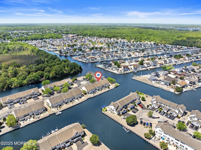 14 Osprey Ln Unit 72, Bayville, NJ 08721 - aerial perspective of suburban area featuring a nearby body of water