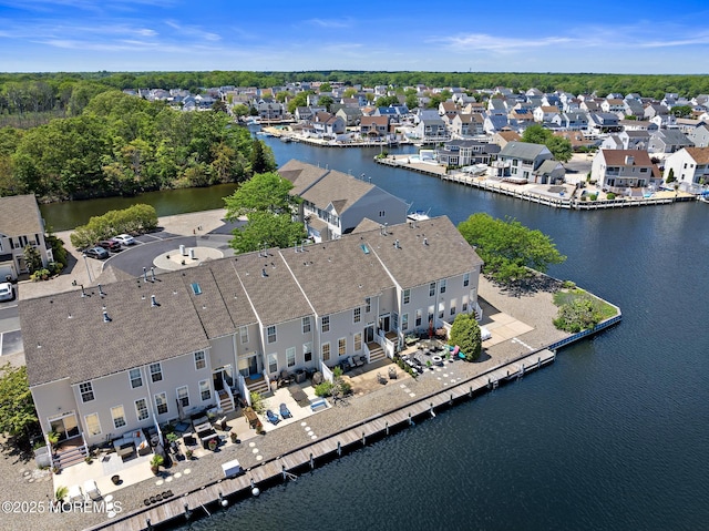 14 Osprey Ln Unit 72, Bayville, NJ 08721 - aerial perspective of suburban area featuring a large body of water