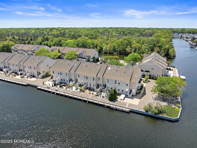 14 Osprey Ln Unit 72, Bayville, NJ 08721 - aerial view of a nearby body of water and a forest