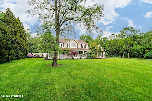 1883 Whitesville Rd, Toms River, NJ 08755 - colonial home with a front yard and covered porch