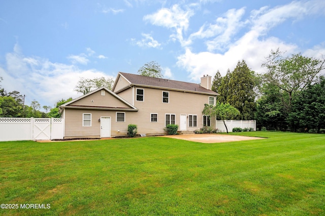 1883 Whitesville Rd, Toms River, NJ 08755 - back of property featuring a patio area and a chimney